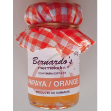 Bernardo's Mermeladas - Papaya Naranja Papaya-Orangen-Konfitüre extra 65g hergestellt auf Lanzarote