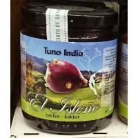 El Isleno - Mermelada de Tuno Indio Kaktusfeigen-Marmelade rot 250g hergestellt auf Teneriffa