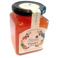 Palmelita - Papaya Naranja Confitura Extra Marmelade Papaya Orange 314g hergestellt auf Teneriffa