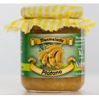 Valsabor - Mermelada de Platano Bananen-Marmelade Glas 250g hergestellt auf Gran Canaria 