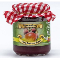 Valsabor - Mermelada de Tuno Indio con Mango Kaktus-Mango-Marmelade Glas 250g hergestellt auf Gran Canaria