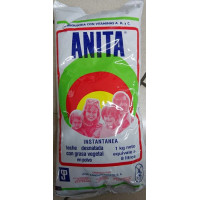 Anita - Leche desnatada con grasa vegetal en polvo Milchpulver für 8 Liter Milch 1kg hergestellt auf Gran Canaria