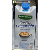 La Irlandesa - Leche Evaporada pasteurizada Kodensmilch pasteurisiert Tetrapack 373g von Gran Canaria