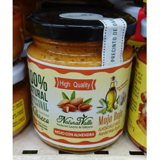 Natural Valle - Mojo Rojo con Almond Rote Mojo-Sauce mit Mandeln 250ml hergestellt auf Gran Canaria