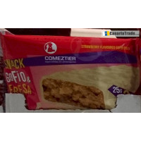 Comeztier - Barrita Snack de Gofio & Fresa Riegel 3x25g hergestellt auf Teneriffa