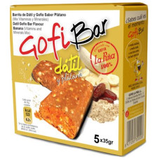 GofiBar - Datil y Platano Müsliriegel mit Gofio, Datteln und Banane 5x35g hergestellt auf Gran Canaria