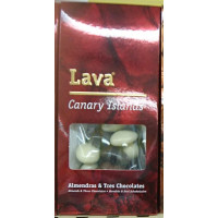 Lava - Bombon Almendras & Tres Chocolates Mandeln & 3 Schokoladensorten 100g hergestellt auf Teneriffa