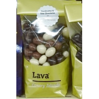 Lava - Bombon Cacahuete y Tres Chocolates Erdnüsse & 3 Schokoladensorten 250g hergestellt auf Teneriffa