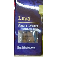 Lava - Bombon Higos & Chocolate Negro Kaktusfeigen & Dunkle Schokolade 100g hergestellt auf Teneriffa