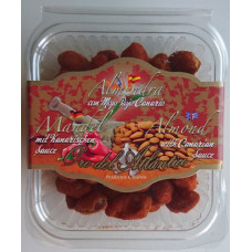 Oro del Atlantico - Almendra con Mojo Rojo Canario Mandeln mit kanarischer Sauce 150g hergestellt auf Teneriffa