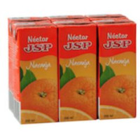 JSP - Nectar Naranja Orangensaft 6x 200ml Tetrapack hergestellt auf Teneriffa