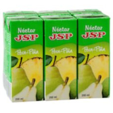 JSP - Pera-Pina Birne-Ananas-Saft 6x 200ml Tetrapack hergestellt auf Teneriffa