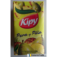Kipy - Pera y Pina Zumo Birne und Ananas Saft 1l Tetrapack hergestellt auf Gran Canaria