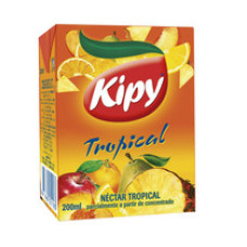 Kipy - Tropical Mehrfruchtsaft Birne, Pfirsich, Apfel, Ananas, Orange, Zitrone 200ml Tetrapack hergestellt auf Gran Canaria