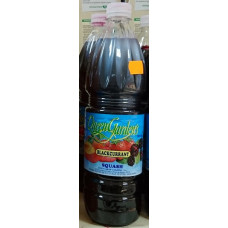 Queen Gardens - Blackcurrant Squash Saft der schwarzen Johannisbeere 1l PET-Flasche hergestellt auf Gran Canaria