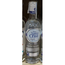 Santa Cruz - Ron Blanco Platino weißer Rum 700ml 37,5% Vol. Flasche hergestellt auf Teneriffa