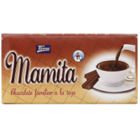 Tirma - Mamita Chocolate Familiar a la Taza Vollmilch-Trinkschokolade als Tafelschokolade 200g hergestellt auf Gran Canaria