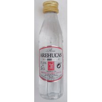 Arehucas - Ron Blanco weißer Rum 37,5% Vol. PET-Miniaturflasche 50ml hergestellt auf Gran Canaria