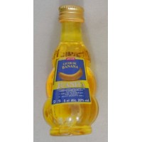 Artemi - Licor de Banana Juanita Bananenlikör 20% Vol. 50ml PET-Miniaturflasche hergestellt auf Gran Canaria
