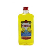 Cobana - Liqueur Banana Licor de Platano Bananenlikör 30% 1l PET-Flasche hergestellt auf Teneriffa