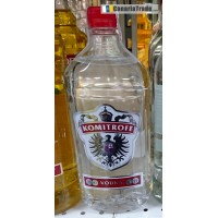 Komitroff - Vodka Wodka 37,5% Vol. 1l PET-Flasche hergestellt auf Gran Canaria