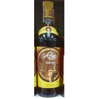 Ron del Telde - Ron Dorado Fass-Logo brauner Rum 37,5% Vol. 1l hergestellt auf Gran Canaria