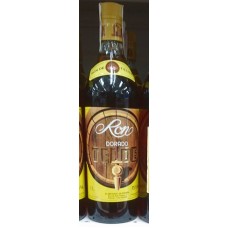Ron del Telde - Ron Dorado Fass-Logo brauner Rum 37,5% Vol. 1l hergestellt auf Gran Canaria