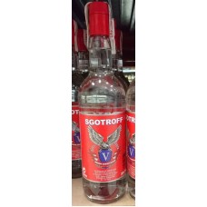 Sgotroff - Vodka Wodka 30% Vol. 1l hergestellt auf Gran Canaria