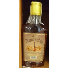 Status - Amaretto Licor Mandel-Likör 28% Vol. 350ml PET-Flasche hergestellt auf Gran Canaria