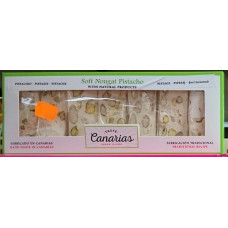 Taste Canarias - Soft Nougat Pistacho Pistazien-Nougat 7 Riegel 200g hergestellt auf Gran Canaria