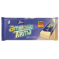 Tirma - Ambrosias Blanco white Chocolate weiße Schokolade 8 Stück 172g hergestellt auf Gran Canaria