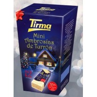 Tirma - Mini Ambrosias de Turrón Waffelkekse mit Nougat 12 Stück hergestellt auf Gran Canaria