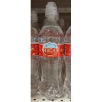 Firgas - Agua con gas Mineralwasser mit Kohlensäre Konturflasche ToGo-Verschluß 620ml hergestellt auf Gran Canaria