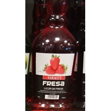 Yaracuy - Fresa Liquor de Fresa Erdbeer-Likör 18% Vol. 700ml hergestellt auf Gran Canaria