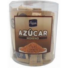 Emicela - Azucar Moreno de Cana Brauner Rohrzucker 40x10g Portionen hergestellt auf Gran Canaria