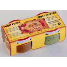 Argodey Fortaleza - Set Mojo Rojo Picante y Cilantro 2x 120g Glas hergestellt auf Teneriffa