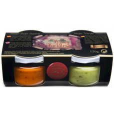 Argodey Fortaleza - Set Mojo Rojo & Verde Suave Gourmet 2x 120g hergestellt auf Teneriffa