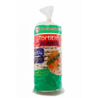 Comeztier - Tortitas de Arroz sin sal Reiswaffeln salzfrei 130g hergestellt auf Teneriffa