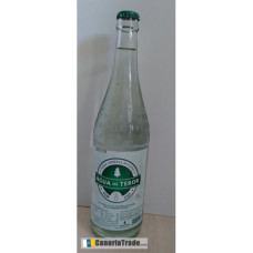 Fuenteror - Agua con gas Mineralwasser mit Kohlensäure 750ml Glasflasche Kronkorken hergestellt auf Gran Canaria