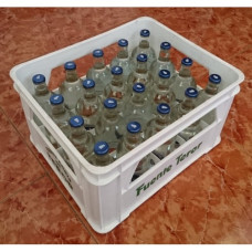 Fuenteror - Agua sin gas Mineralwasser still 500ml x20 Glasflaschen Kronkorken Kasten hergestellt auf Gran Canaria