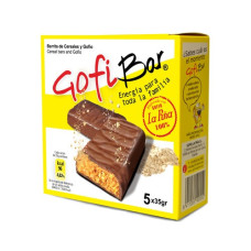 GofiBar - Cereales y Gofio Energia para toda la familia Müsliriegel mit Gofio 5x35g hergestellt auf Gran Canaria
