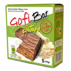 GofiBar - Platano y Coco Müsliriegel mit Gofio,Banane, Kokos 5x35g hergestellt auf Gran Canaria