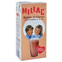 Millac - Leche Batida al Cacao Schokomilch 1l 6er Pack hergestellt auf Gran Canaria