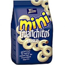 Tirma - Mini Guanchitos Schokoringe weiss 125g hergestellt auf Gran Canaria