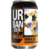 Urban by Firgas Naranja y Mandarina Zero Orangen-Mandarinen-Limonade zuckerfrei 330ml Dose hergestellt auf Gran Canaria